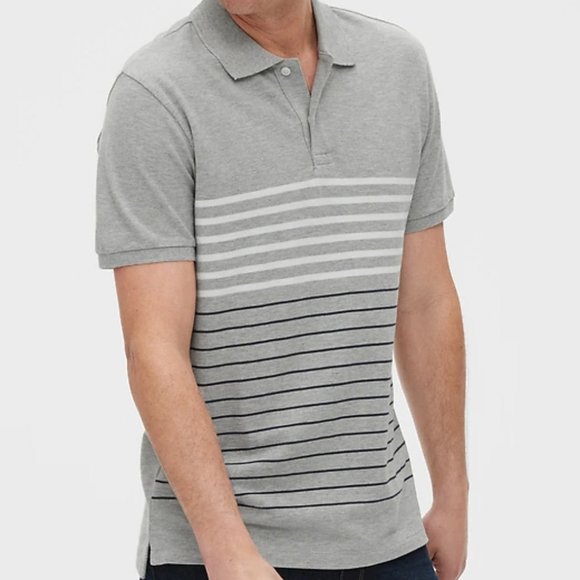 Mens polo shirt gap Clearance
